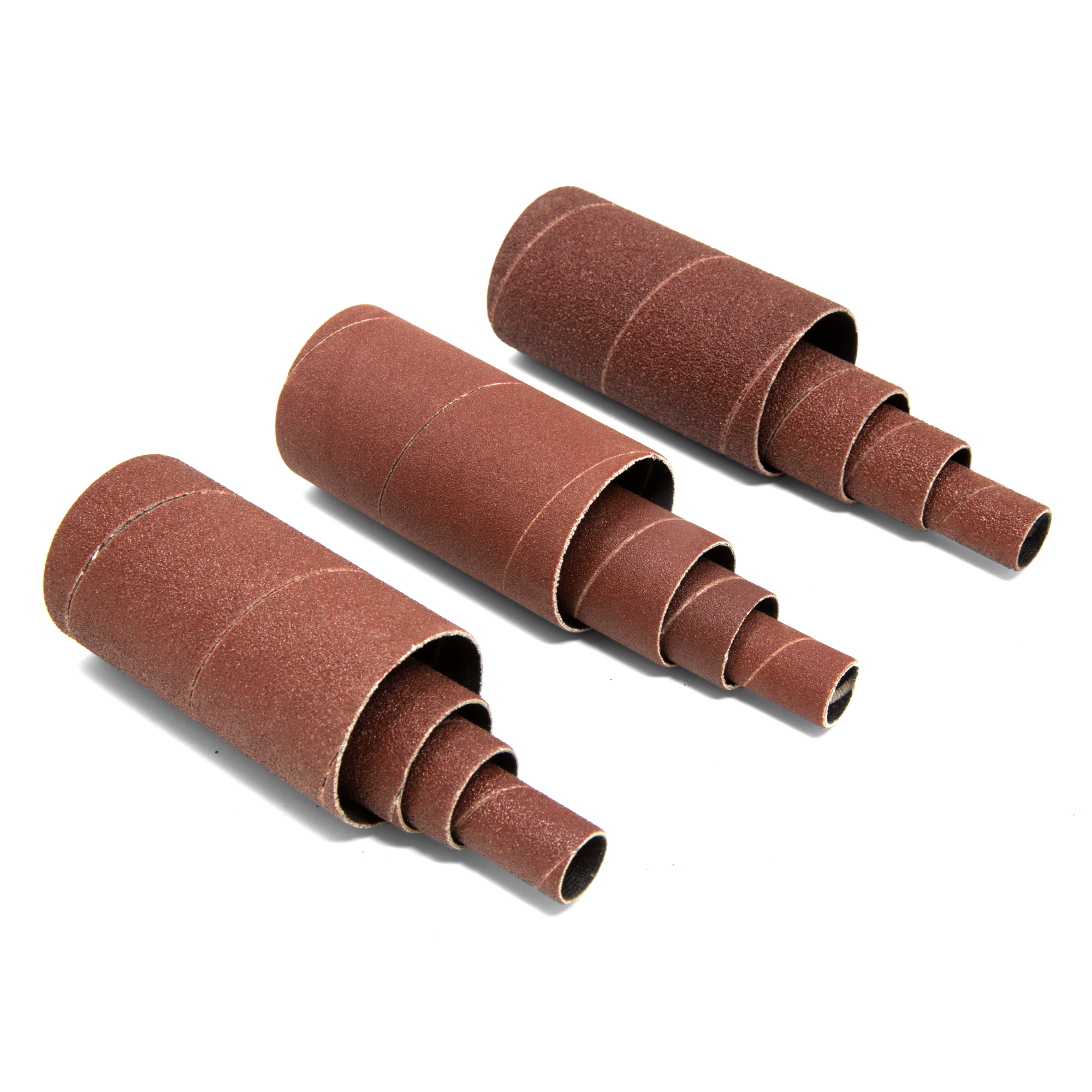 WEN Spindle Sanding Sleeves - 12-Piece, Assorted Grits, 1/2in., 3/4in., 1in. & 1-1/2in. Diameter, 3in. Length, Model# 5932SPC